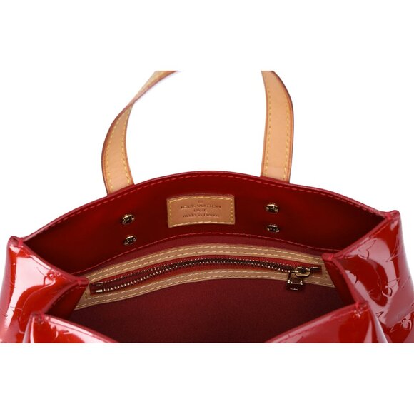 Louis Vuitton Reade PM Monogram Vernis Handbag M91990 Pomme d'Amour - Picture 9 of 9
